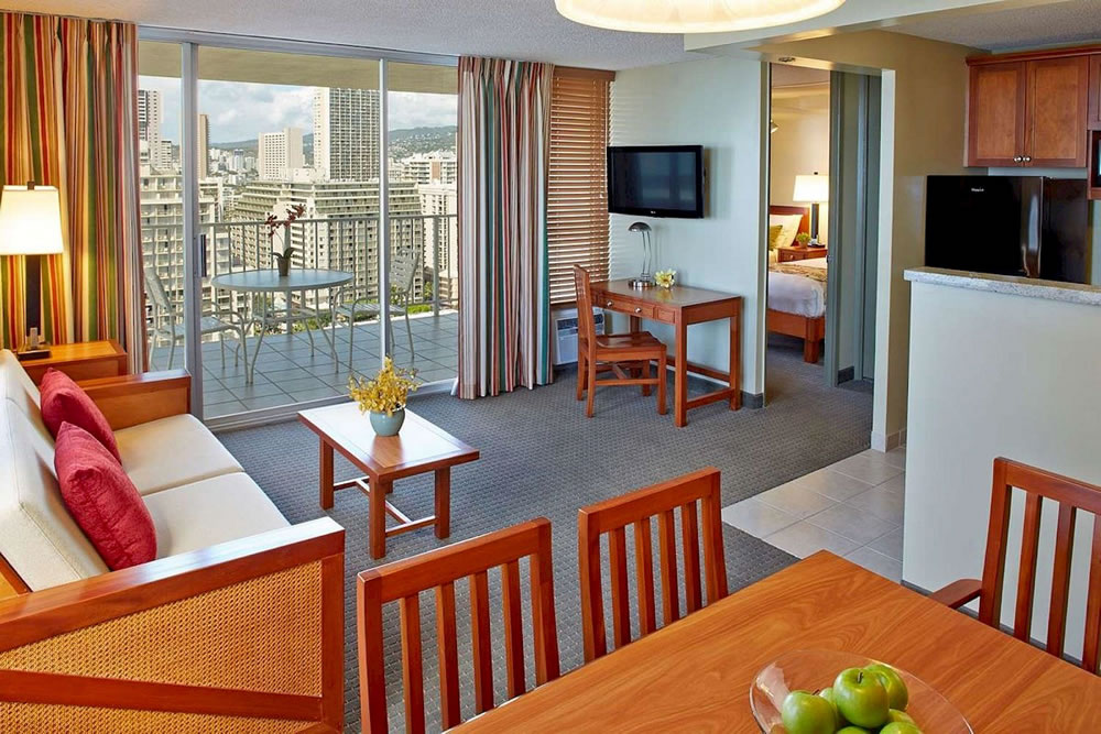 1ベッドルーム キッチン付き客室の一例