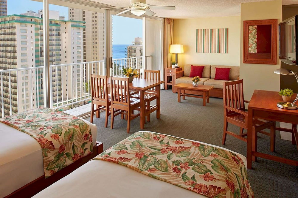 ステューディオ パーシャルオーシャンビュー キチネット客室の一例