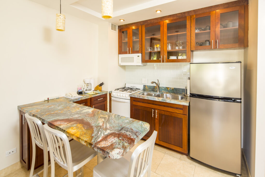 ステューディオデラックス客室キチネットの一例