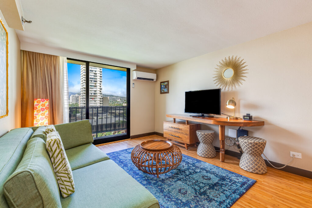 1ベッドルームスイート シティービュー キチネット付き客室の一例