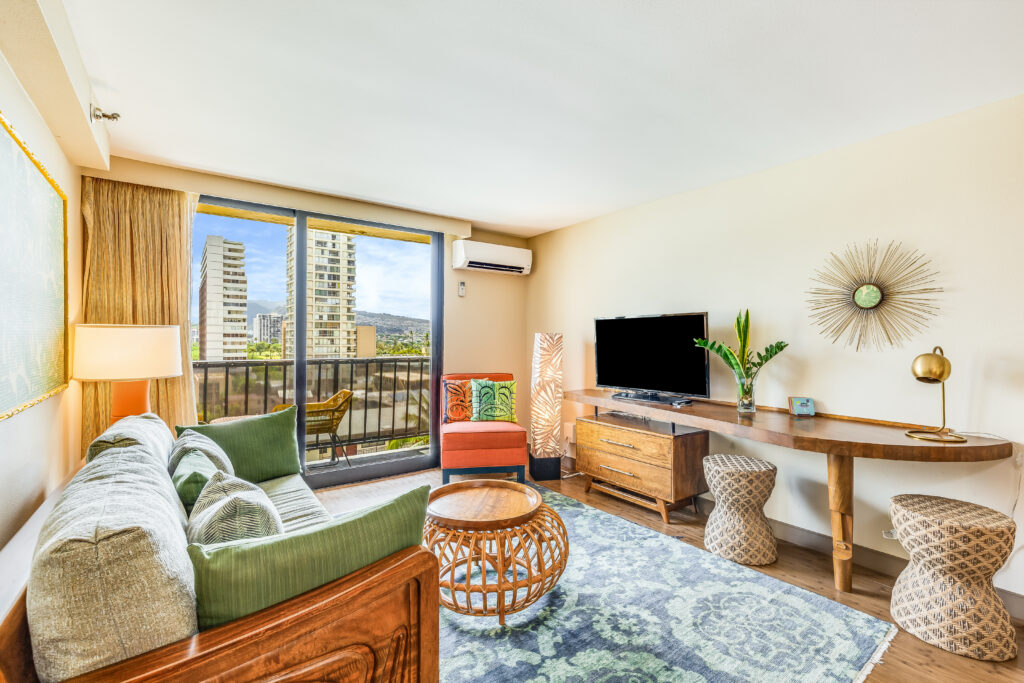 1ベッドルームスイート シティー/マウンテンビュー キチネット付き客室の一例