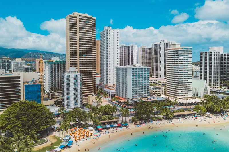 ワイキキビーチホテルとその周辺